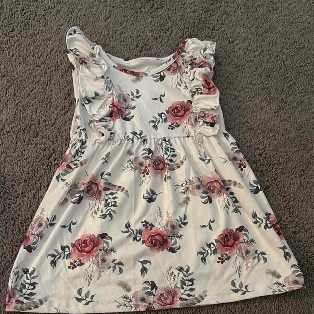 Floral Ruffle Top